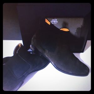 Jack Erwin Ellis Brown Suede Chelsea Mens Boots